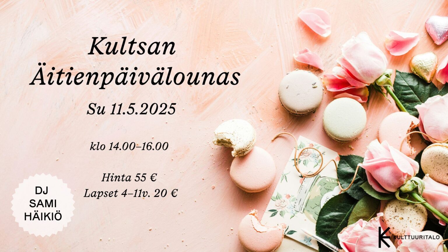 Äitienpäivälounas Helsingin Kulttuuritalo
