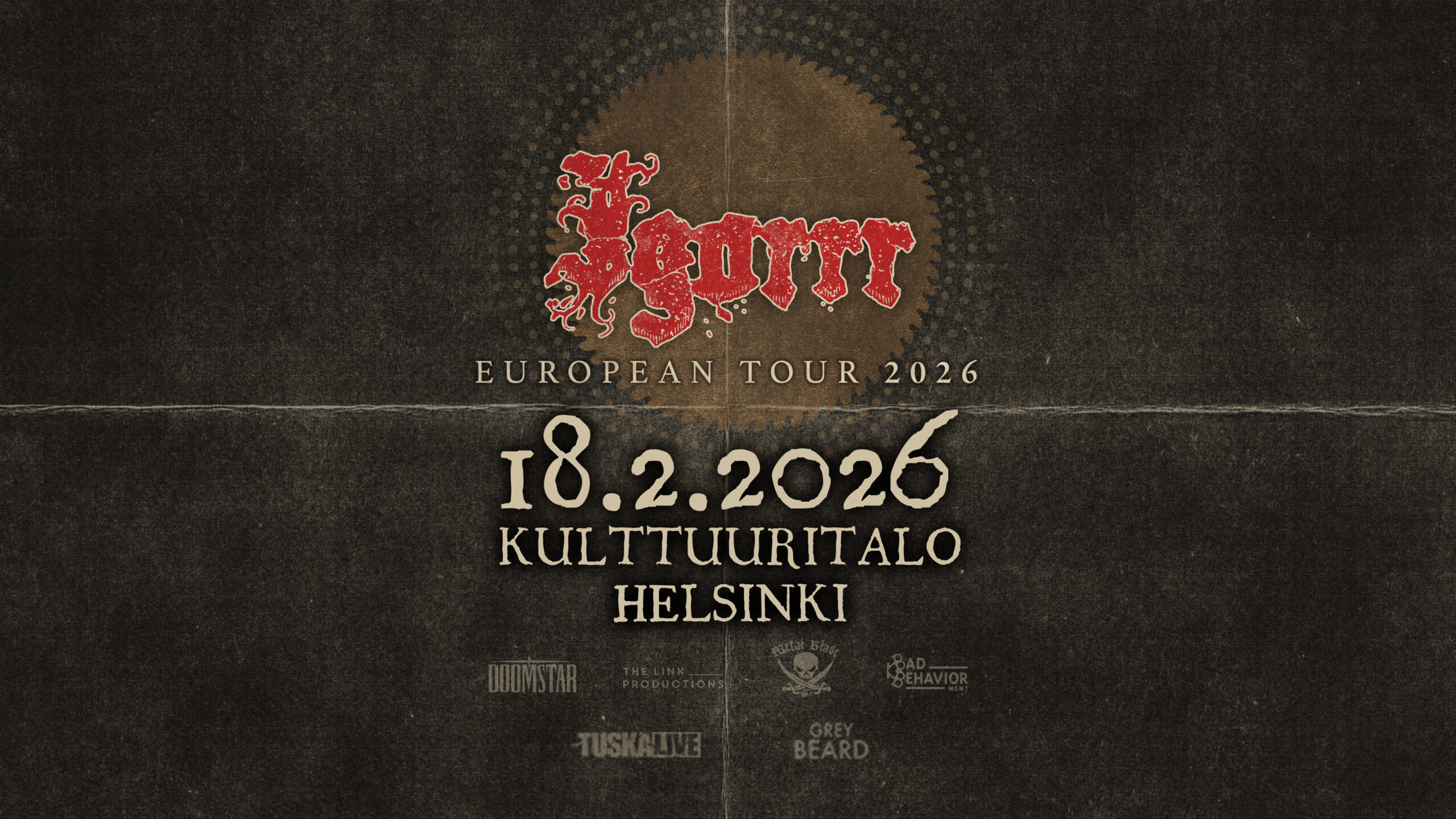 Igorr 18.2.2026 Kulttuuritalo, Helsinki Igorr 18.2.2026 Kulttuuritalo, Helsinki