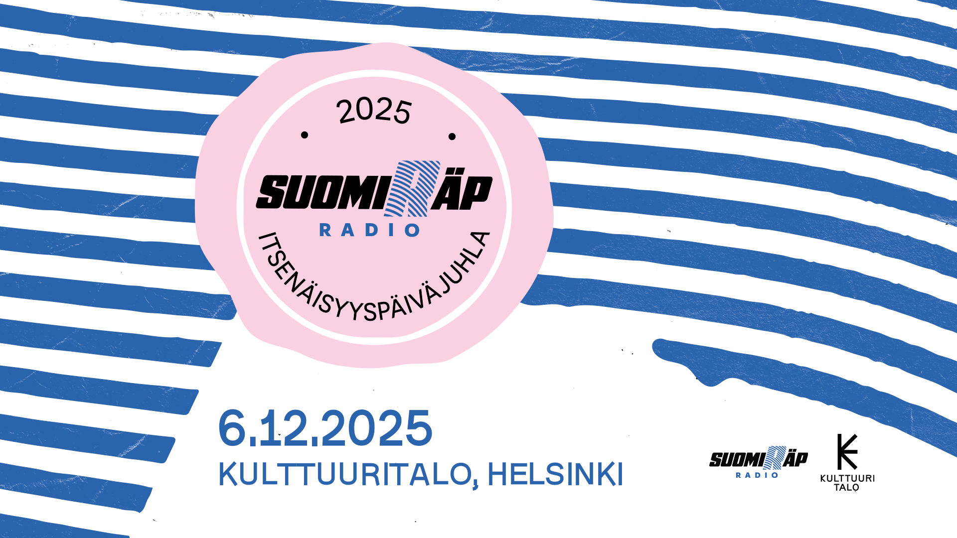 Suomiräpin itsenäisyyspäiväjuhla 6.12.2025 Kulttuuritalolla