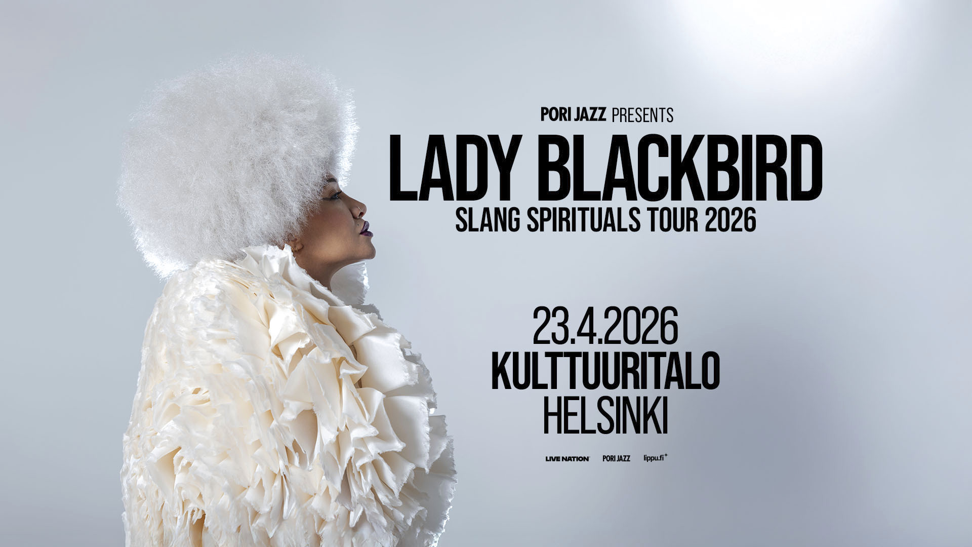 Lady Blackbird Kulttuuritalolle 2026