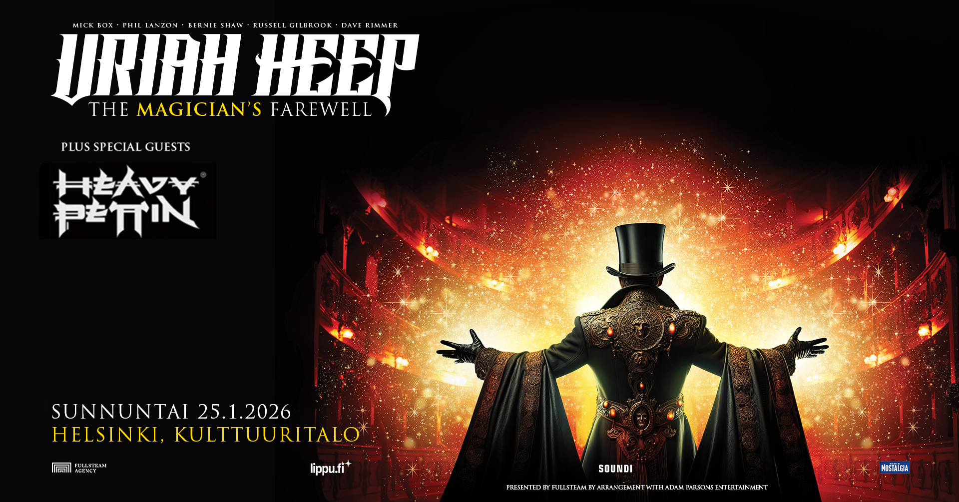 Uriah Heep Helsingin Kulttuuritalolle