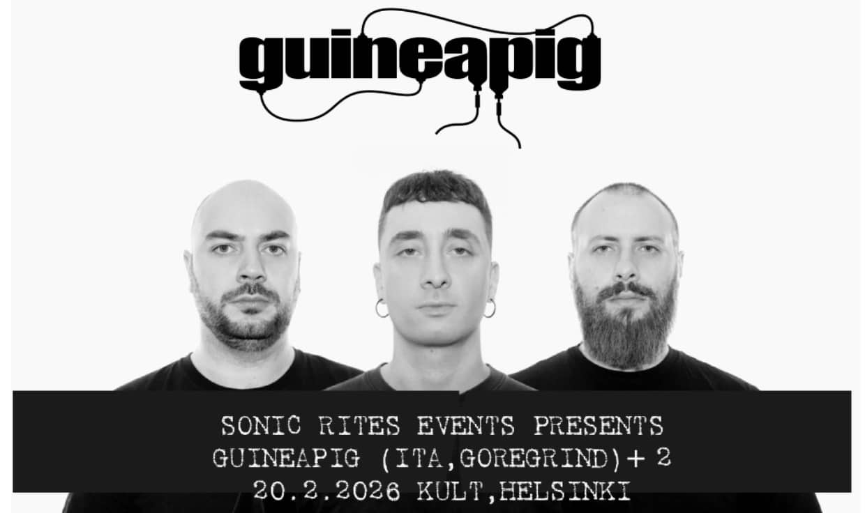 Guineapig (ITA) + Plague Vessel + Askel Kulttuuritalon KULT-klubilla