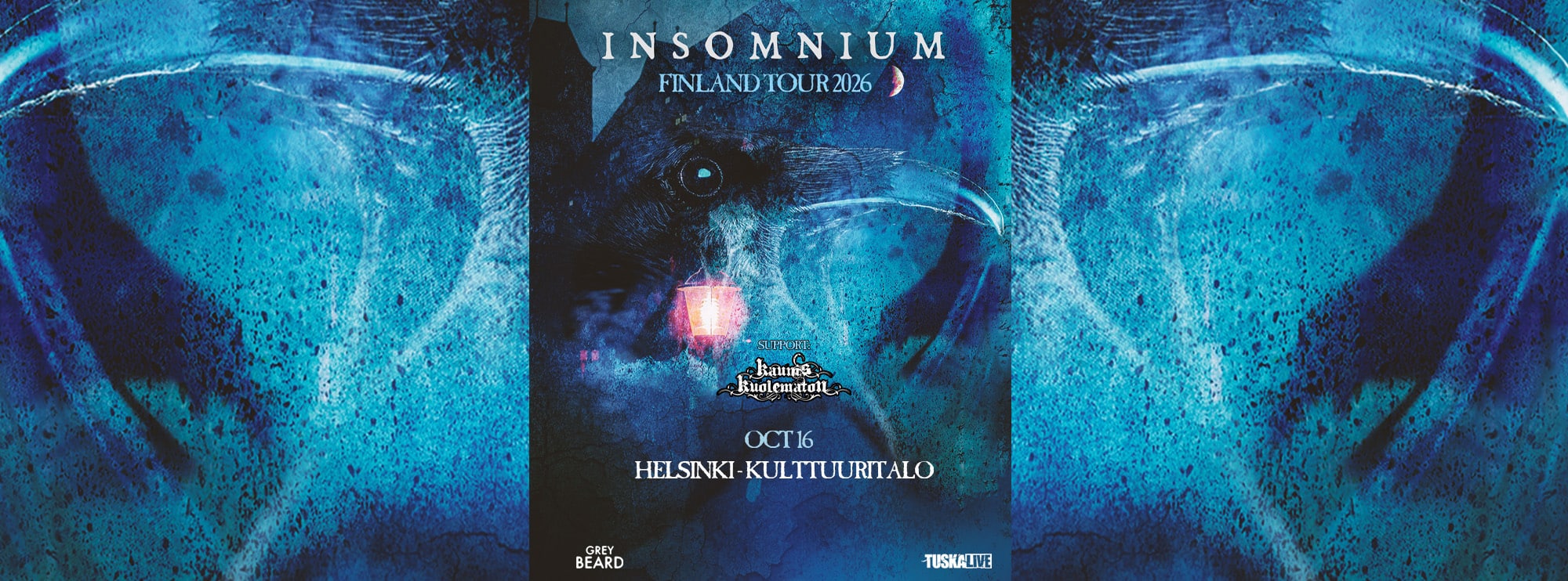 Insomnium Helsingin Kulttuuritalolle lokakuussa 2026