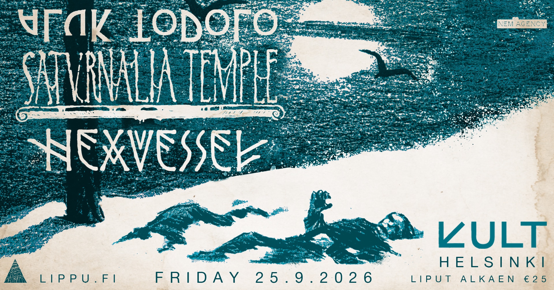 Aluk Todolo, Saturnalia Temple, Hexwessel KULT-klubilla