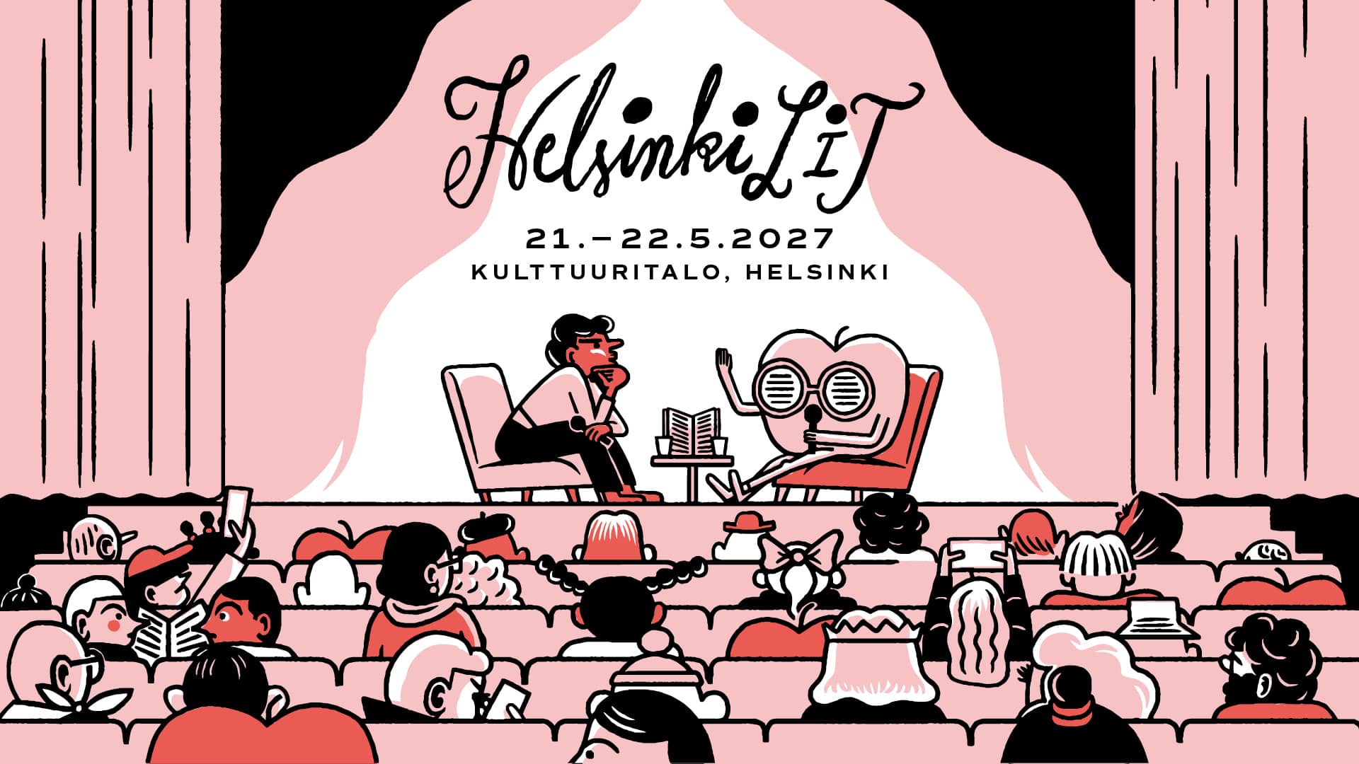 Helsinki Lit 2027 Helsingin Kulttuuritalolla 21.–22.5.2027