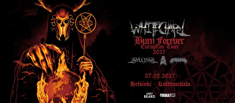 DEATHCORE-MÖRSSÄRI WHITECHAPEL KAHDELLE KEIKALLE SUOMEEN HELMIKUUSSA 2027 - HELSINGIN KEIKKA SIIRTYY KULTTUURITALOLLE
