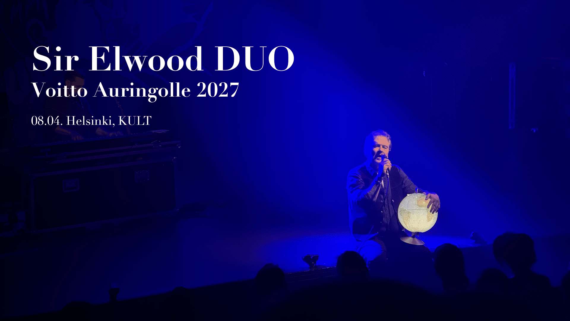 Sir Elwood Duo tuo Voitto Auringolle 2027 -kiertueensa KULTiin torstaina 8. huhtikuuta. Herrat Juha Lehti & Juha Saaresaho ovat tuttuja Sir Elwoodin hiljaiset värit -orkesterista.